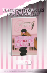 PERSONAL HAIR VENDOR LIST