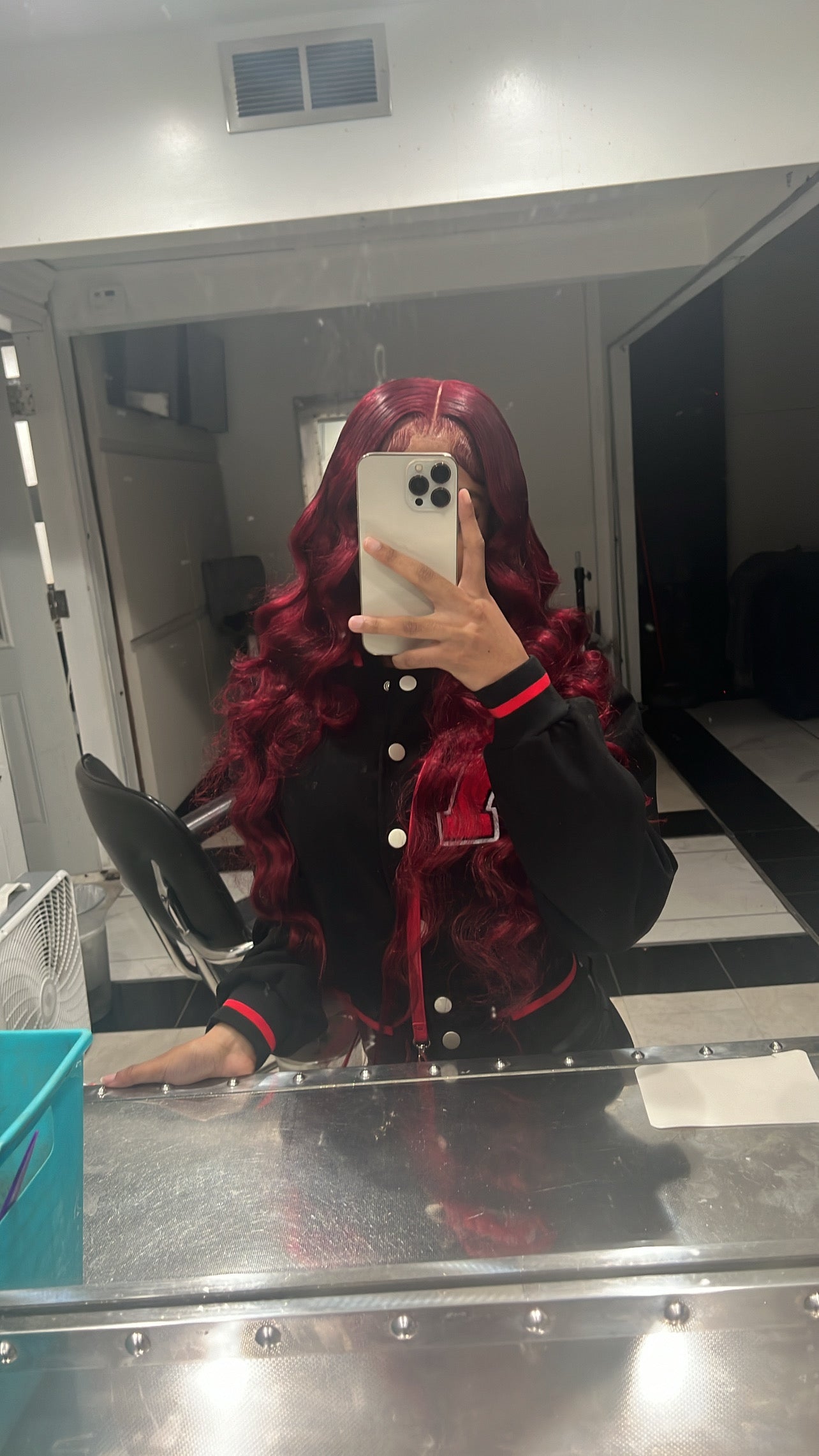 BURGUNDY 13x6 HD lace wig